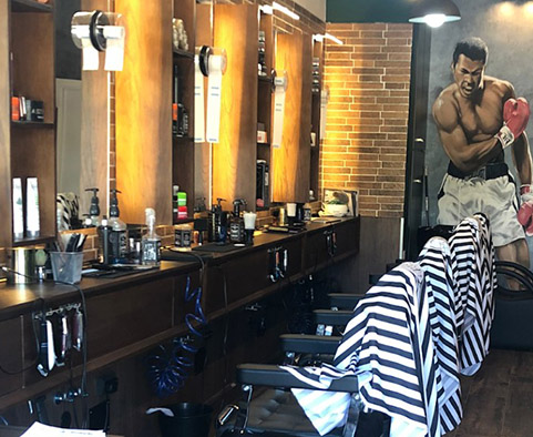 Corte pelo Caballero Majadahonda Laarbys Barberia